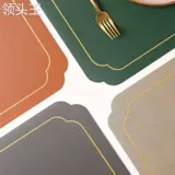 Китай Ветром Руйи Пном Пенх Кожаная подушка высокий вес западной подушки для еды простая водонепроницаемая подушка круглого стола