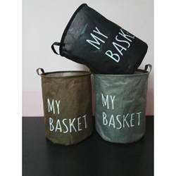 Fabric dirty clothes basket folding dirty clothes storage basket laundry basket finishing bucket dirty clothes basket household dirty clothes frame storage bucket