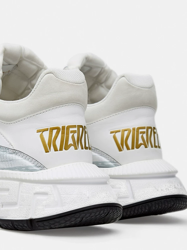 [В конце квартала] Versace/Fansu Couple Family Ladies Trigreca Fashion Dad Sports Shoes