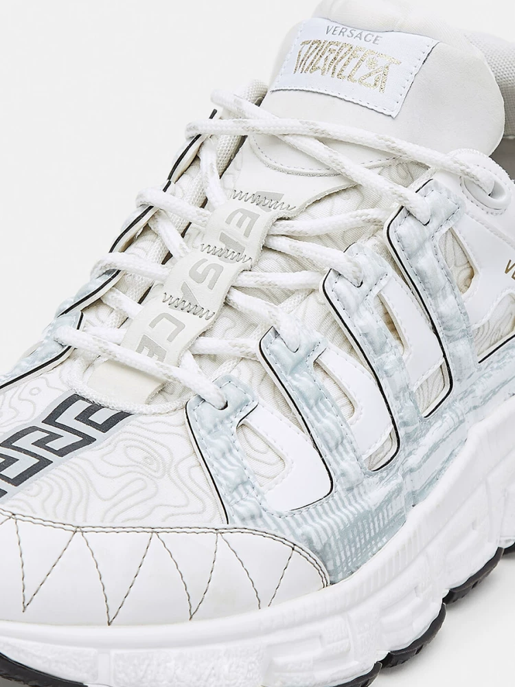[В конце квартала] Versace/Fansu Couple Family Ladies Trigreca Fashion Dad Sports Shoes