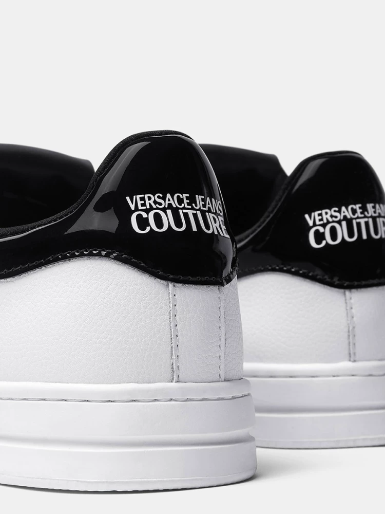 Белые кроссовки в стиле casual для мужчин Versace Jeans Couture