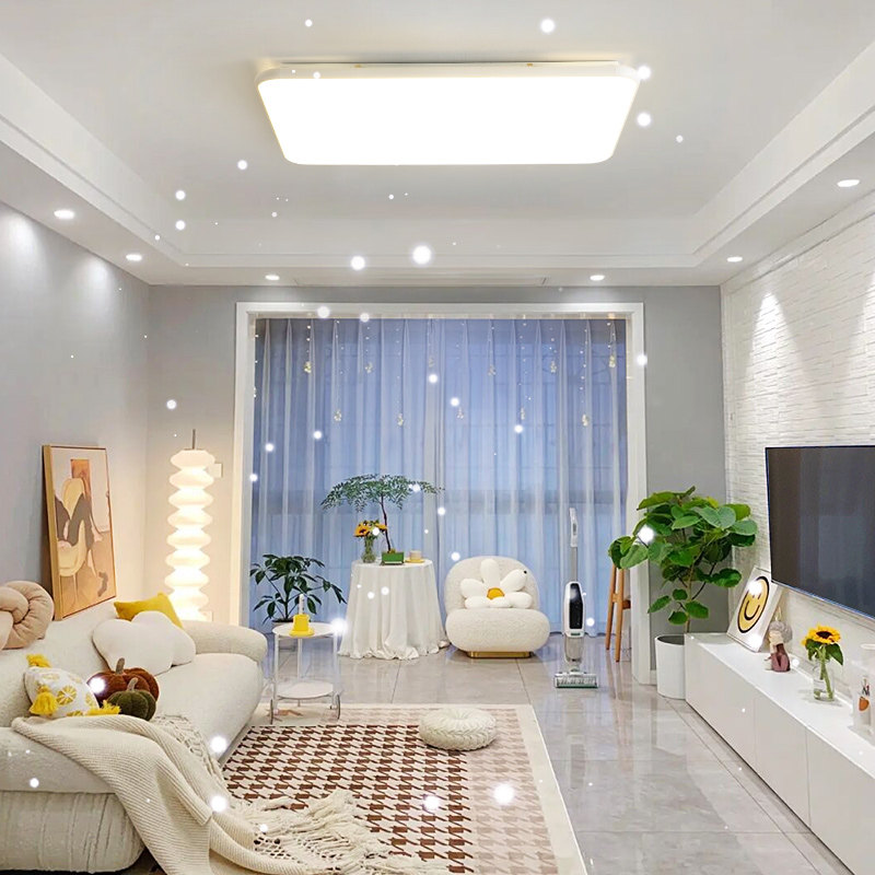 Moon Shadow Led Living Room Suction Top Lamp Combined Full House Bedroom Dining Room Modern Minima Home Smart Package
