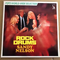 sandy nelson rock drums surf rock R version 12-inch LP vinyl record