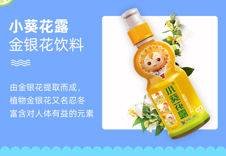 葵花药业 小葵花露金银花露 250ml*6瓶 清热解毒 图5