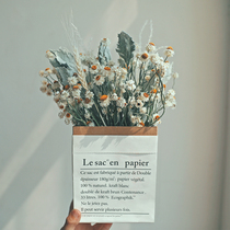 ins eternal life dried flowers bouquet air dried sunflowers Natural starry daisies Living room decoration ornaments