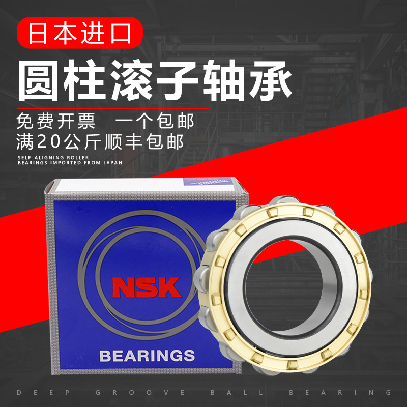 NSK Japan imports cylindrical roller bearings NU NJ NUP 2205 2206 2206 2208 2208 2209 EM