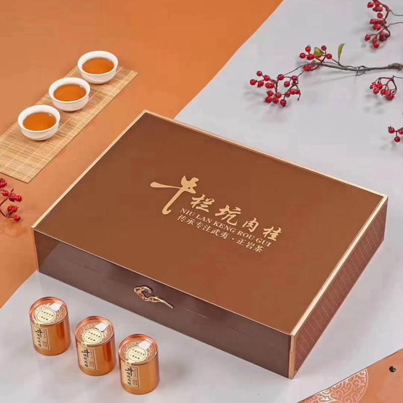 Niulankeng cinnamon premium authentic Dahongpao tea high-end gift box Wuyi rock tea gift customization