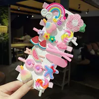 Розовый плетеный комплект, 14 шт