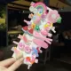 Розовый плетеный комплект, 14 шт