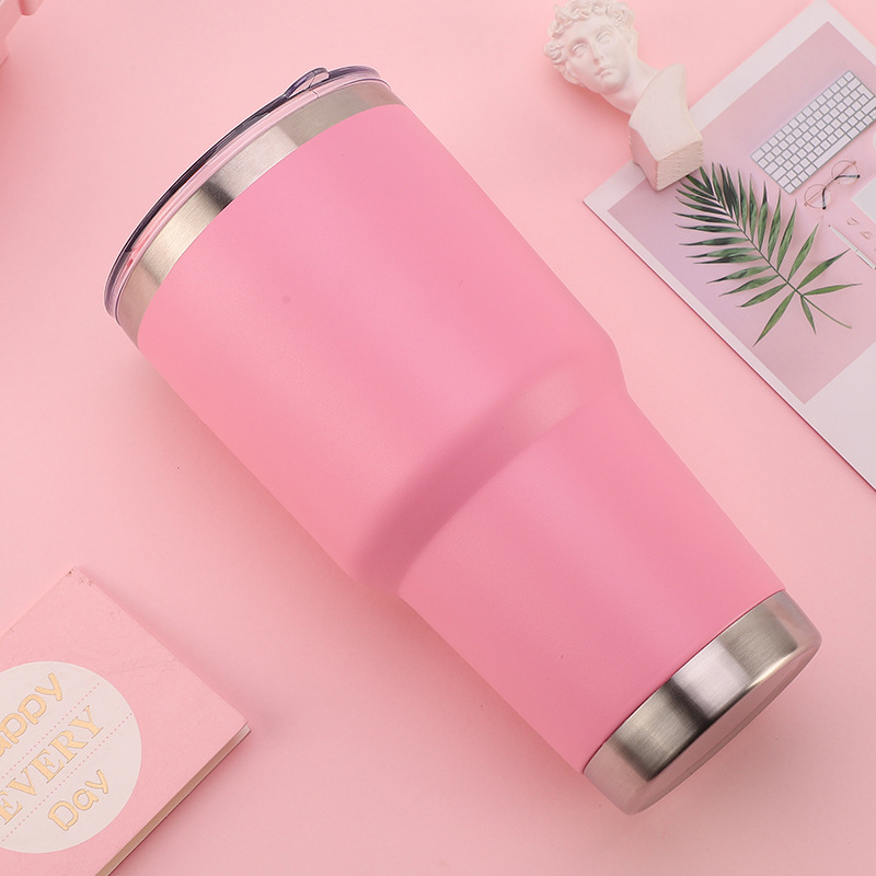 Pink-120 / 30   oz   Tumbler   Stainless   Steel   Vacuum   Insulated   Termos   wit