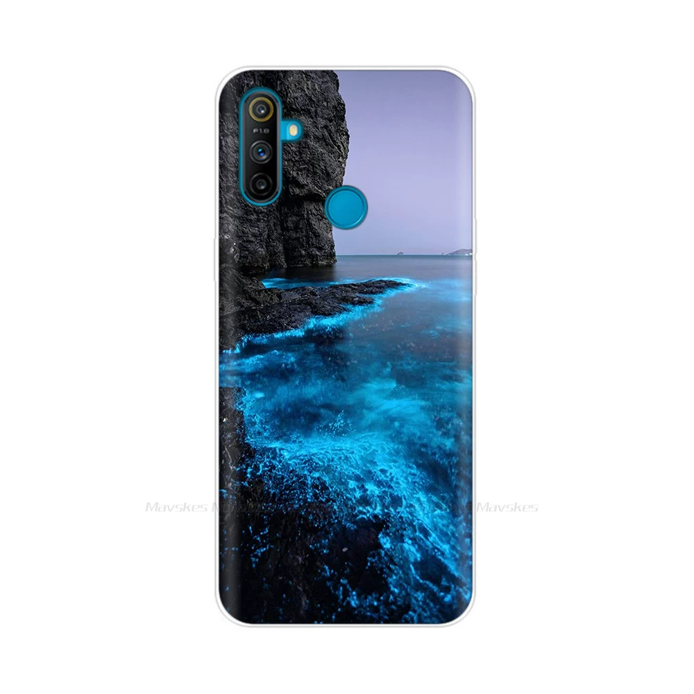 Чехол из силикона для OPPO Realme C3, мягкий TPU чехол для телефона OPPO