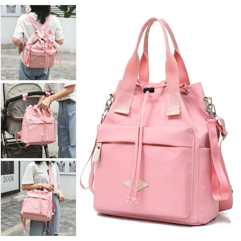 Mommy Bag Double Shoulder Bag Fashion Nylon Cloth Mother & Baby Bag 2022 New Slanted Satchel Single Shoulder Mom Bag Outgoing Bag