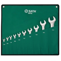 Shida Auto Repair Tool Set 10-piece fully polished double-end wrench set 08010