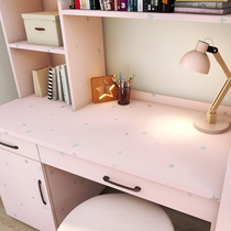 Net red desktop layout desk renovation renovation sticker waterproof and oil-proof anti-scalding self-adhesive scrub table beautification