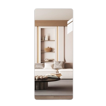 Full-length mirror full-length mirror wall-mounted bedroom locker mirror decorative pasted mirror home acrylic soft mirror customization
