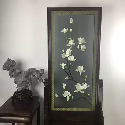 Su embroidery double-sided embroidery, Shu Xiang embroidery decoration, screen classical style, high-end villa handmade silk factory direct sales recommendation