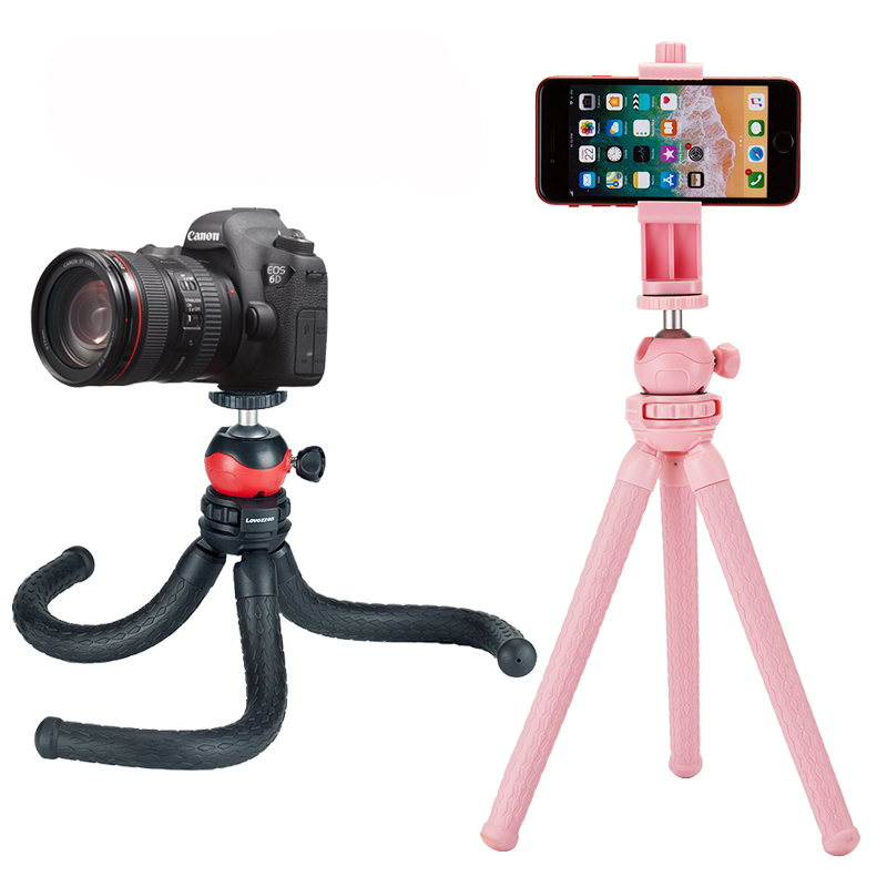 Octopus tripod monocular mobile phone universal desktop mobile phone stand tripod video live outdoor shooting clip