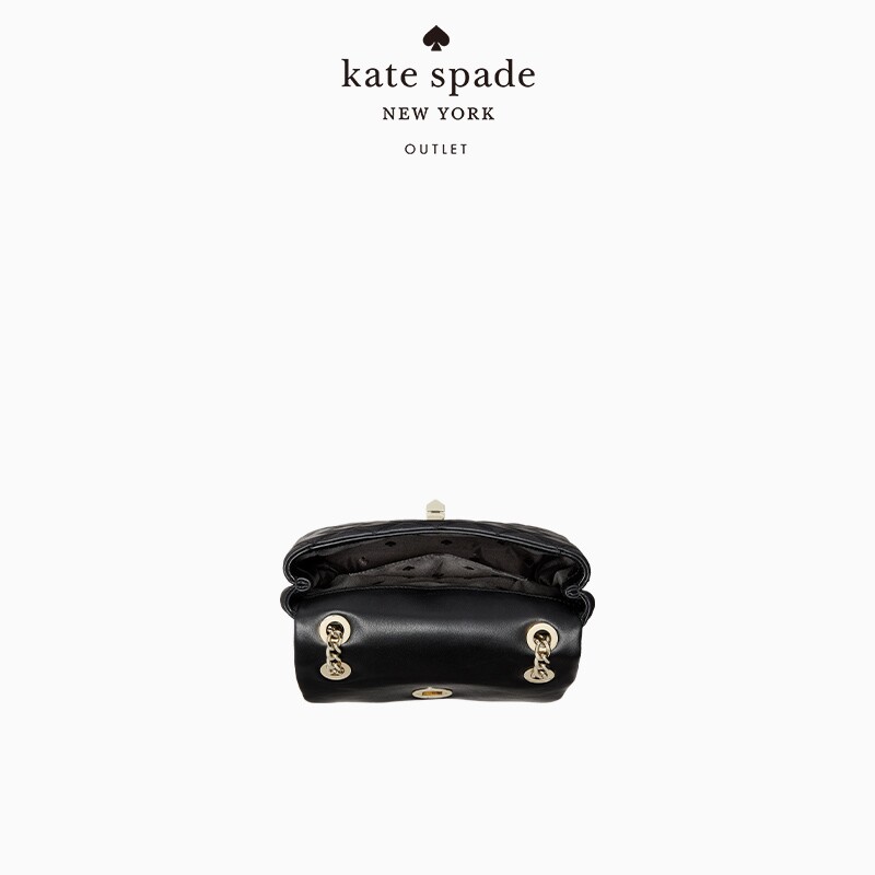 Kate Spade 凯特·丝蓓 Natalia 小号旋锁翻盖链条单肩包 3.5折9.98 海淘转运到手约￥820 天猫￥1888