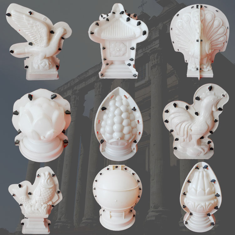 Roman column mold cast-in-place prefabricated small jewelry series lion fish pigeon palace lantern peacock ball