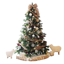 Internet celebrity Nordic ins style 1 8m Christmas tree package diy 3m set tree holiday home shopping mall window decorations