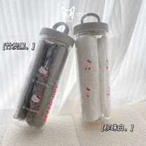 Kitty Kate cat bamboo charcoal deerskin strong water absorption quick drying thickened pet bath towel bath towel cat and dog Sanrio