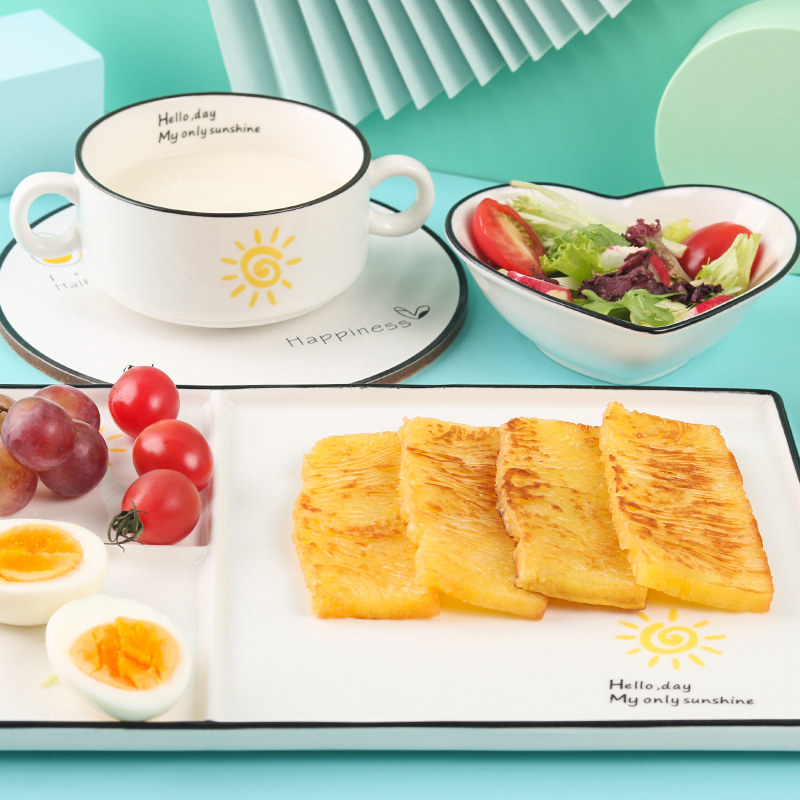 Anjing Golden Cake 250g Cantonese-style pastry family breakfast morning tea snack hand-made steamed pastry cake instant food