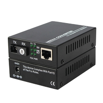 100M 1 optical 1 electrical fiber optic transceiver single mode single fiber video surveillance network optical transceiver 20 kilometers one price