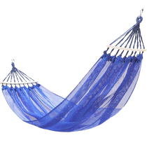 Hammock outdoor adult swing anti-rollover outdoor camping thickened cradle braided rope dormitory hanging chair bedroom indoor