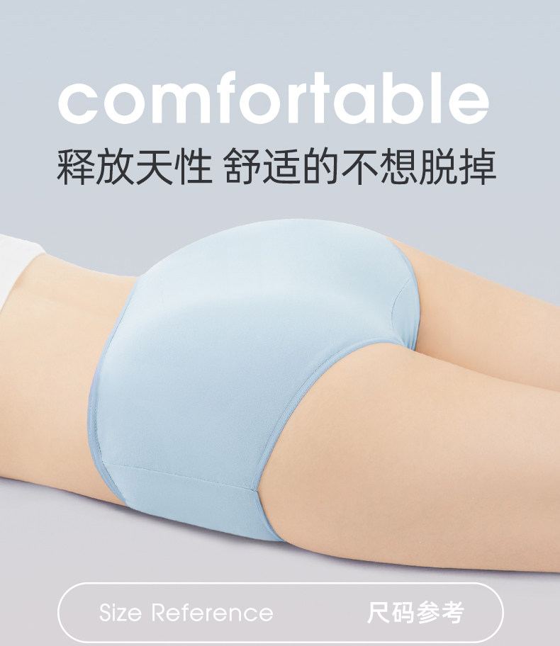 【中国直邮】尚官 一次性内裤 棉花白7条 XL【50kg-60kg】 女士纯棉 无菌短裤 免洗日抛裤