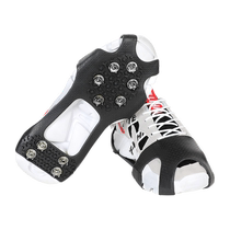 Outdoor five-tooth hiking crampons snow anti-slip shoe cover chain ice surface winter mountain climbing spikes climbing snow mountain anti-slip artifact