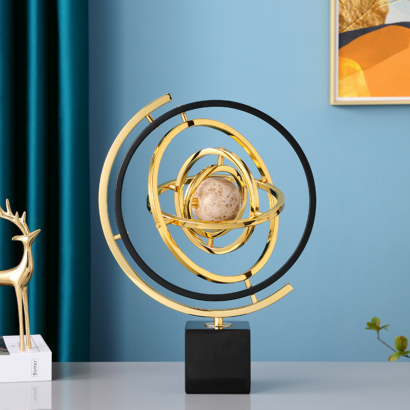 Creative Modern Light Extravagant Marble Globe GLOBE HOME SWING ACCESSORIES WINE CABINET OFFICE BOOK ROOM LIVINGROOM GENGUAN DECORATIONS