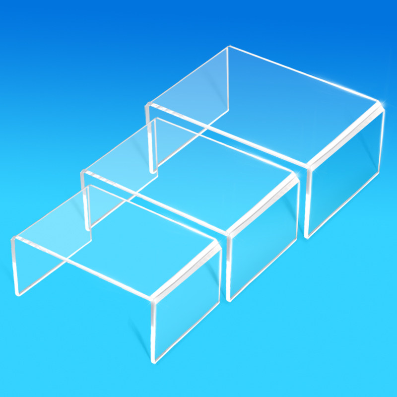 Tinghai acrylic u-shaped plate transparent cabinet partition cabinet door compartment u-shaped bracket custom-made partition baffle plastic plate