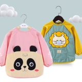 Детский демисезонный нагрудник, водонепроницаемое термобелье, фартук для еды, анти-грязь, сзади на завязках