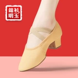 Танцевальные туфли на каблуках Женская мягкая базовая обувь для взрослых учитель