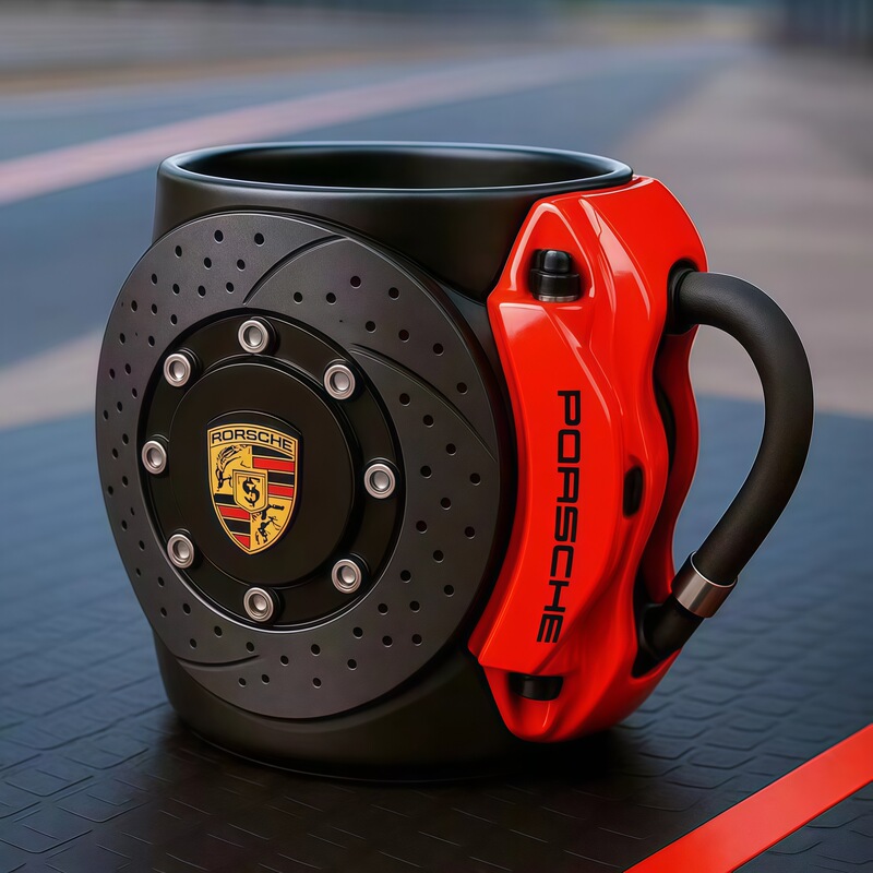2025 Cross-Border Amazon Bestsellers 2025 Trending Brake Pad Mugs Creative Coffee Cups Personalized Gift Ornaments