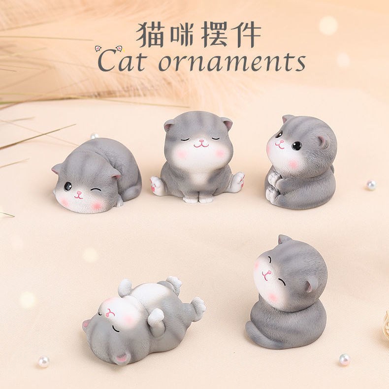 Cat ornaments girls birthday gifts for girlfriends girlfriends special gifts creative desktop practical healing small objects