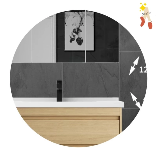 Санитарный умный шкаф для ванной комнаты Современный минималистский лицевой бассейн