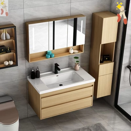 Санитарный умный шкаф для ванной комнаты Современный минималистский лицевой бассейн