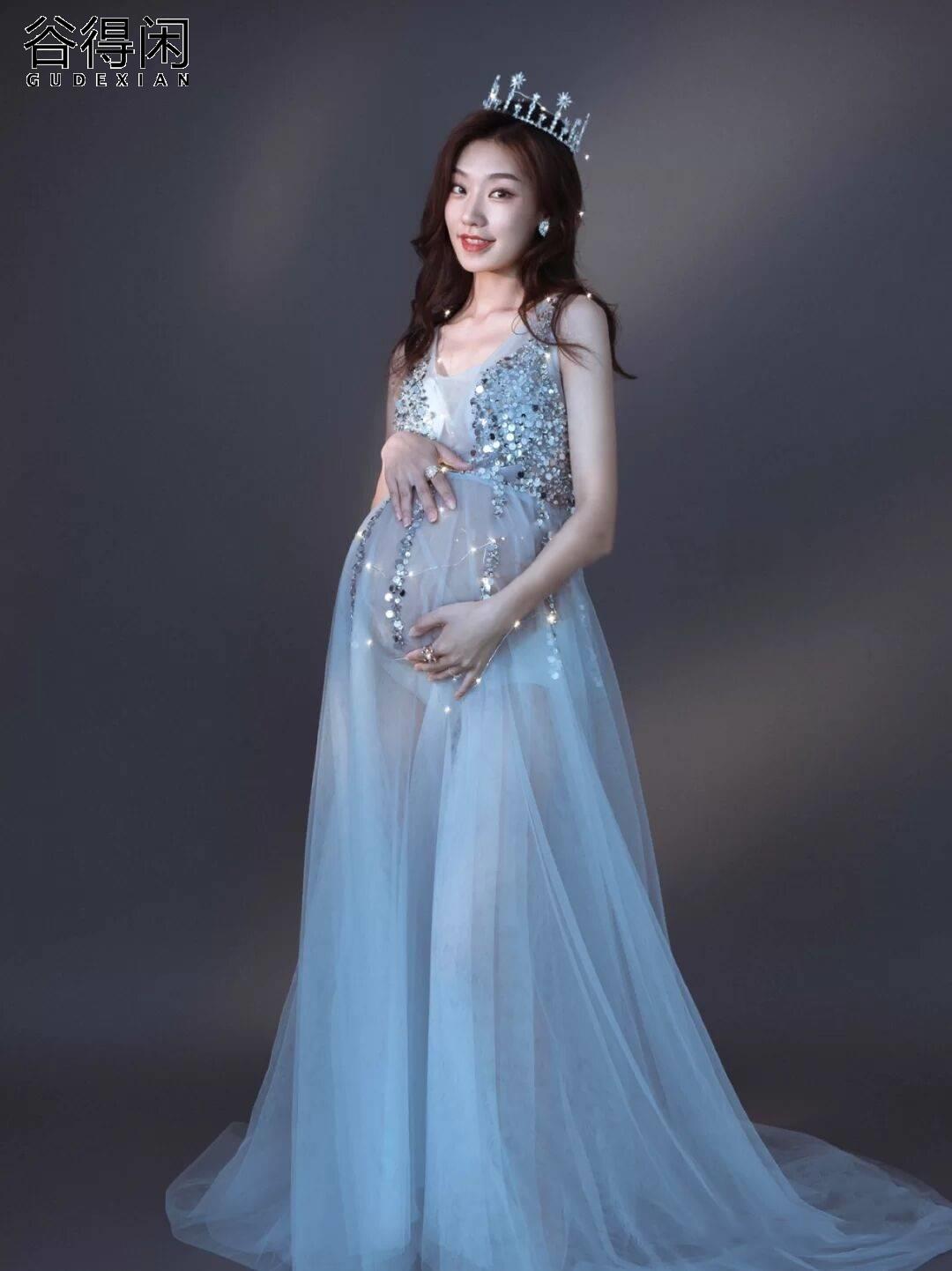New Photos Photo Gallery Pregnant Women Photo Costumes Han Style Fairy Tug Tail Yarn Nepotism Mommy Art Photography Writing True Dress