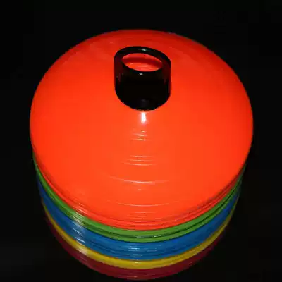 Football logo plate training obstacle Mark disc Mark road sign roadblock football training supplies