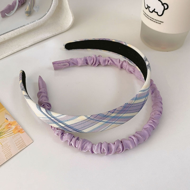 images 7:JK pattern hair hoop female wild head hoop out of wide-brim head hoop