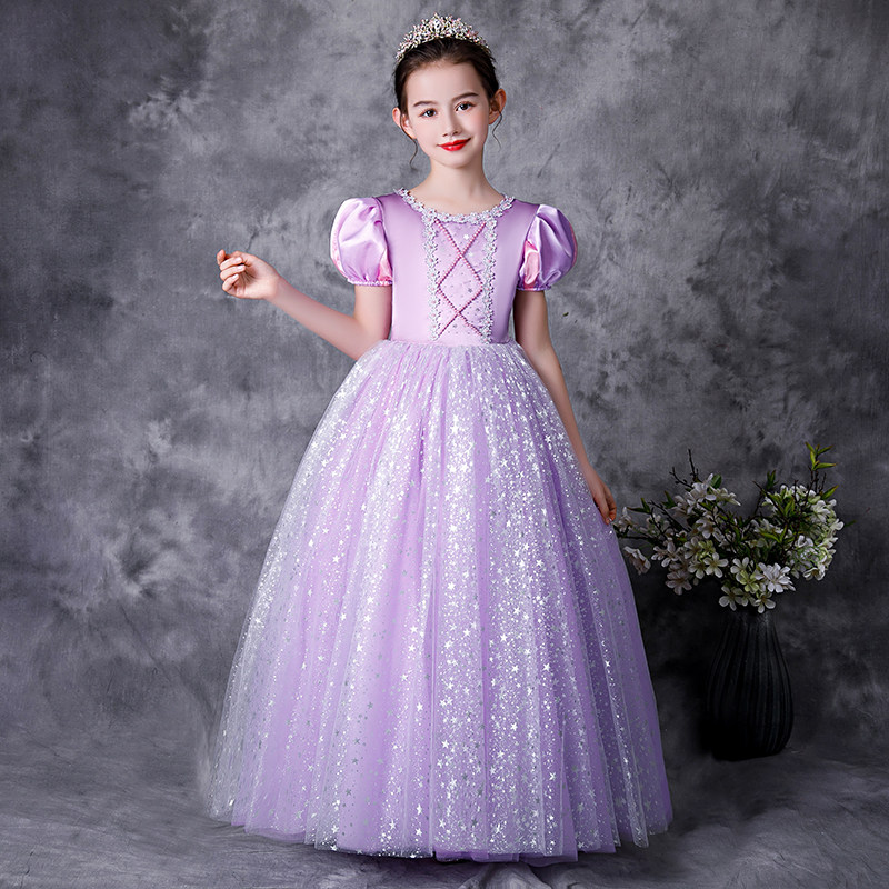 Frozen Aisha Sophia Princess skirt Aisha girls dress skirt autumn and winter long-sleeved children's costumes