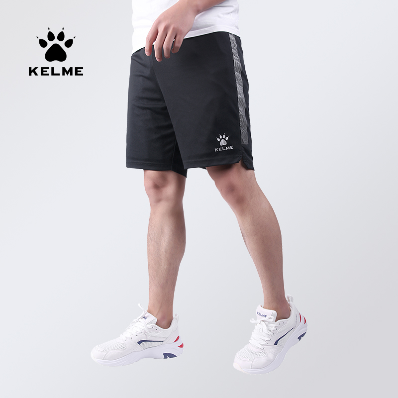 KELME flagship store football sports shorts men's quick-drying breathable running fitness training five-point pants