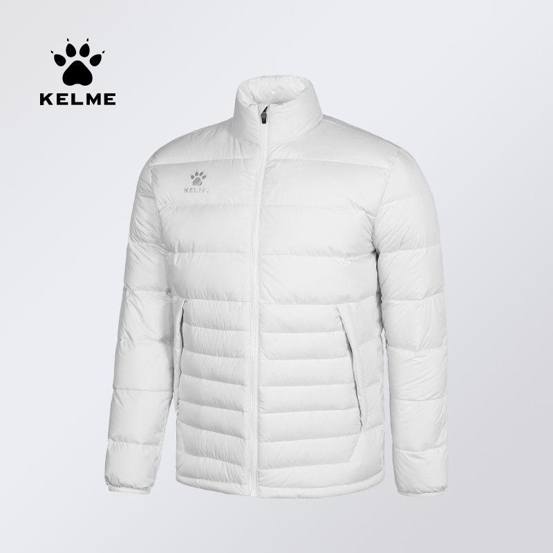 KELME Karmei Duvet Clothing Sports Casual Light Slim Down Male And Female Short neckline Warm Winter Clothing Jacket