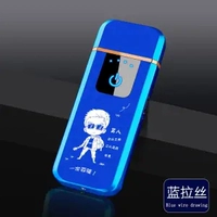 Модель шелковой модели синего самец