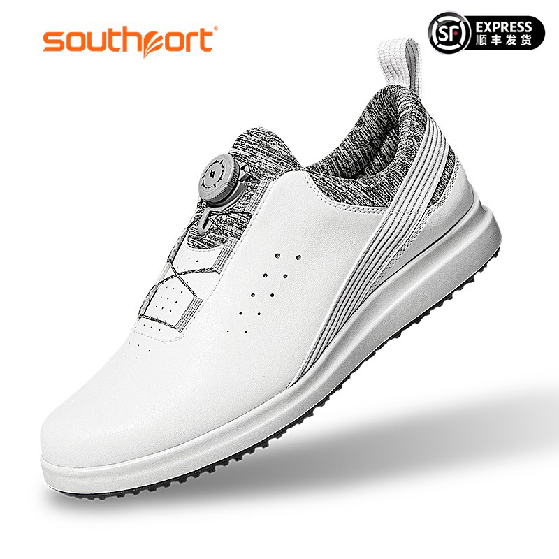 Southport Xiushibao Golf Shoes Men's Shoes Breathable New Waterproof and Anti - slip Black Shoes