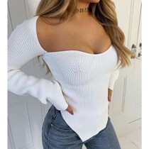 AustrAliAn niche sexy off-the-shoulder sweAter womens long