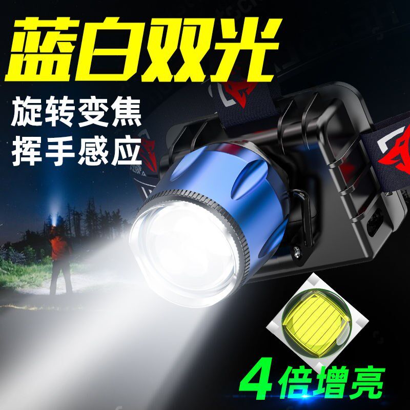 Mine lamp High light underground with super-bright headlights 52000 intense light high power intense light headlights to import lithium power far-shot