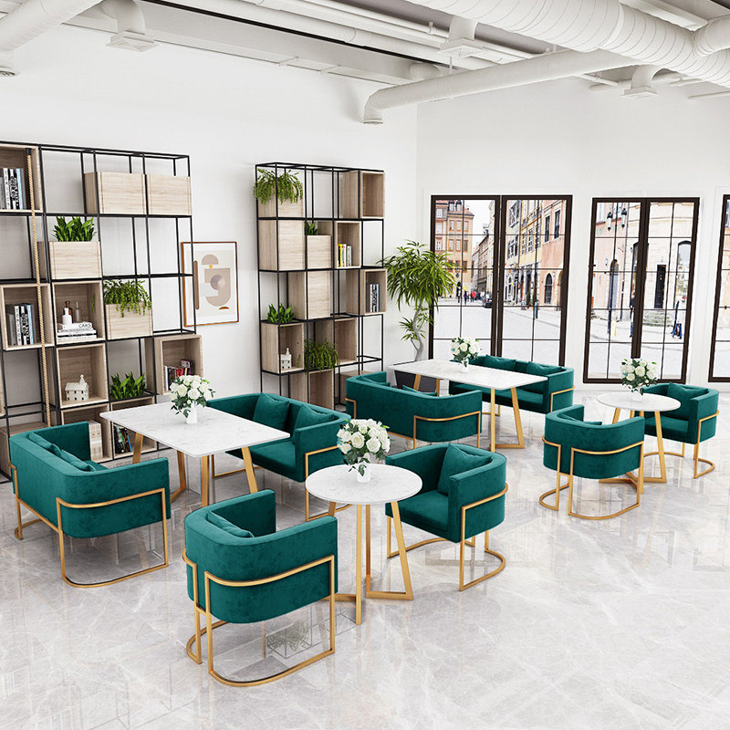 Nordic Studios Negotiate Sofa Combined Clothing Store Lounge Beauty Parlour Guests Area Small Minimalist modern-day cassette