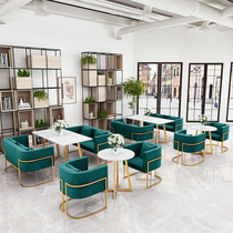 Nordic Studios Negotiate Sofa Combined Clothing Store Lounge Beauty Parlour Guests Area Small Minimalist modern-day cassette